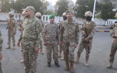 العاصفة تنتشر في العاصمة عدن