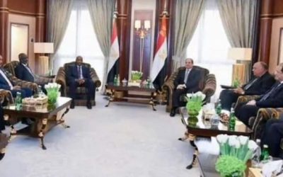 تطورات سد النهضة تتصدر مباحثات السيسي والبرهان بالرياض