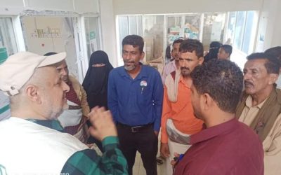 رئيس  انتقالي زنجبار ومدير الشؤون الإجتماعية بالمديرية يتفقدان سير عمل منظمتا التكافل وإدرا في حصن شداد