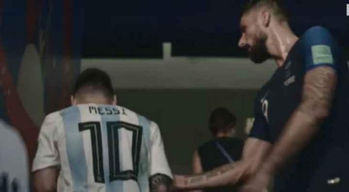 جيرو يتوعّد ميسي قبل نهائي فرنسا والأرجنتين