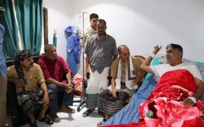 قيادات عسكرية جنوبية تطمئن على صحة رئيس تنفيذية انتقالي حضرموت