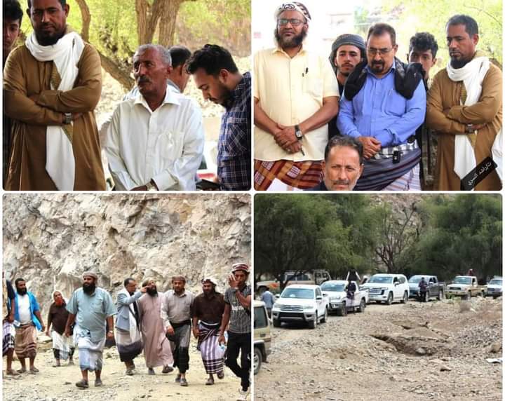 وفد حكومي ورجال مال وأعمال يزورون مشروع   طريق باتيس رصد معربان لبعوس