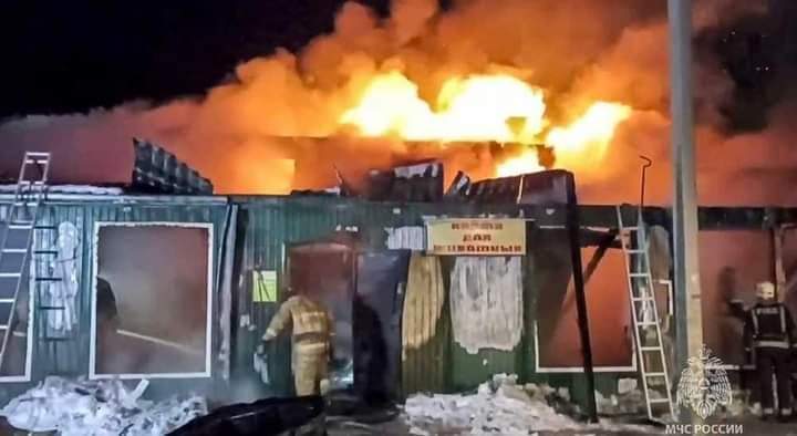 روسيا.. حريق يودي بحياة 20 شخصا في دار لرعاية المسنين
