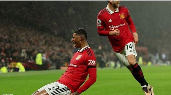 راشفورد يهز الشباك مجددا ويونايتد يفوز بثلاثية على نوتنغهام
