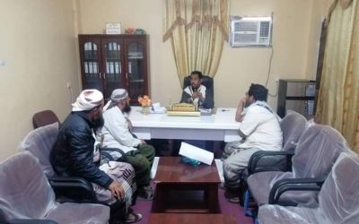 مدير عام خنفر اليوسفي يلتقي باللجنة الأهلية لحي المثلث والآثار بجعار