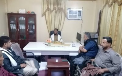 مدير عام  مديرية  خنفر “اليوسفي” يلتقي  بممثل شركة الغاز محافظة أبين