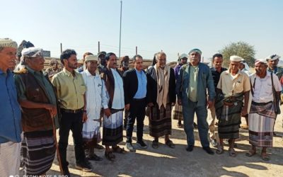 برعاية ودعم الرئيس عيدروس… العميد السعدي ورئيس انتقالي أبين يدشنان افتتاح مشروع مياه السواد بمديرية الوضيع