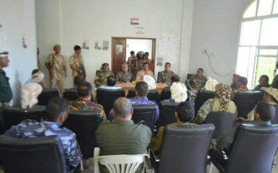 مدير عام شرطة سقطرى يترأس اجتماعا أمنيا موسعا لمدراء إدارات وأقسام الشرط بالمحافظة