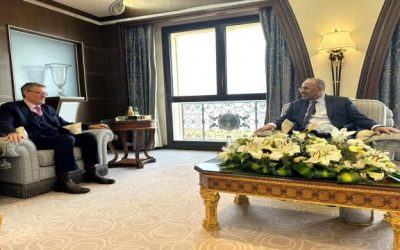 الرئيس الزُبيدي يناقش مع السفير البلجيكي جهود إحلال السلام وإنعاش الاقتصاد في بلادنا