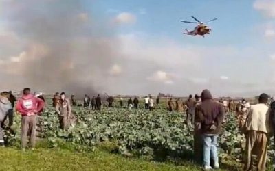 تحطم مروحية عسكرية جزائرية ومقتل طاقمها