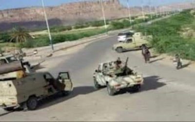 انتشار مكثف لعناصر المنطقة الأولى في شوارع ومداخل سيئون