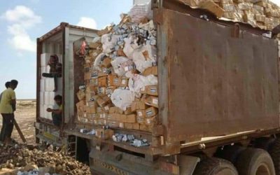 بتوجيهات معالي النائب العام …النيابة العامة تتلف شحنة أدوية مهربة ومنتهية الصلاحية بعدن