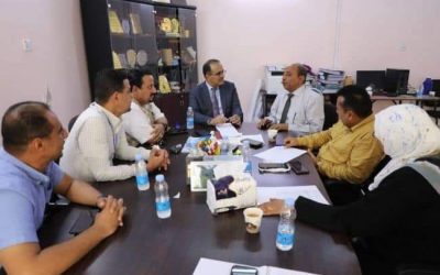 وزير الصحة يبحث مع (اليونبس) الموضوعات المتصلة بالقطاع الصحي