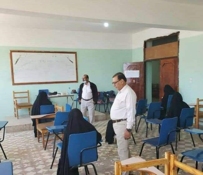 كلية التربية الضالع تدشن امتحانات الفصل الأول للعام الجامعي 2023/2022م