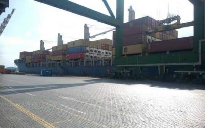 في أولى رحلاتها لعدن…وصول السفينة MSC CALEDONIA إلى محطة حاويات ميناء عدن