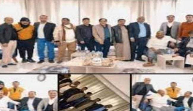 رئيس انتقالي حضرموت يزور المناضل باعوم في مقر إقامته بالقاهرة