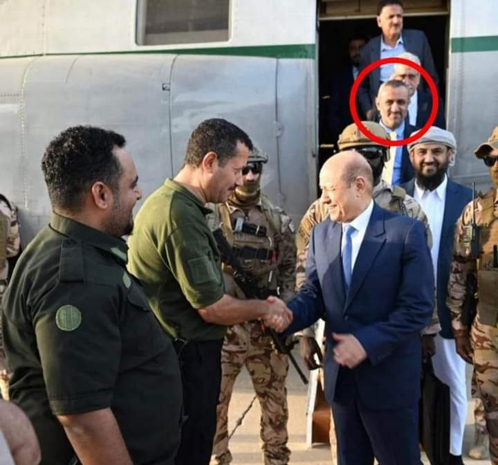 رجل أعمال جنوبي يصل عدن برفقة الرئيس العليمي وأبو زرعة المحرمي