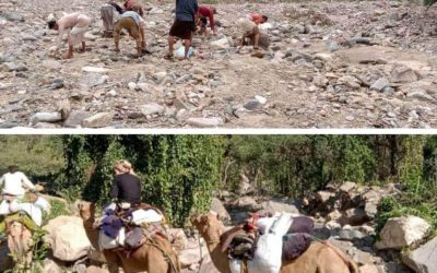 أهالي منطقة حمّة بيافع يناشدون بالإسراع بشق طريق أمهدارة الواقعة ضمن مشروع طريق باتيس رصد معربان
