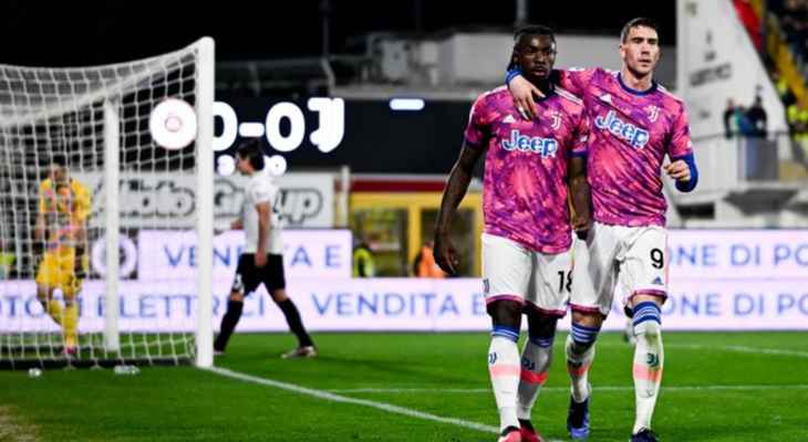 الدوري الايطالي: يوفنتوس يتجاوز سبيزيا بثنائية