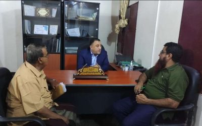 محلي أبين يناقش مع مكتب الصحة ظاهرة انتشار؛ الأمراض الجلدية في مدارس زنجبار