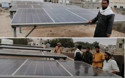 مدير عام  خنفر اليوسفي يطلع على مستوى التجهيزات في قسم الإصدار الآلي بالأحوال المدنية بالمديرية