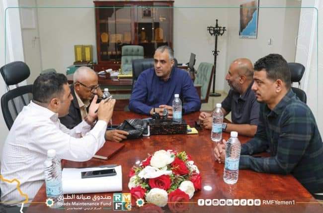الماس يستعرض مع ممثلي ” unops ” مشاريع الطرق في المحافظات المستهدفة