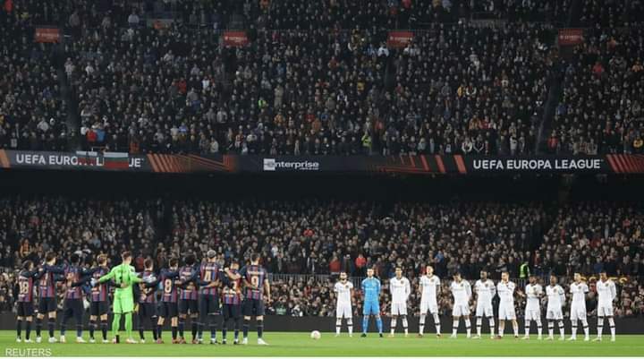 رقم قياسي في الحضور الجماهيري لمباراة برشلونة أمام يونايتد