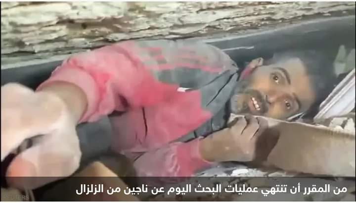 بعد 12 يوما تحت أنقاض الزلزال.. إنقاذ زوج وزوجته في هاتاي
