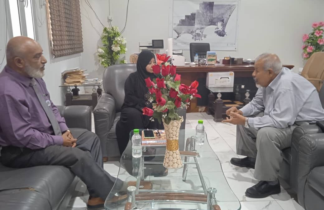 رئيس الجمعية الوطنية للبحث العلمي يلتقي بمدير عام مكتب وزارة التخطيط والتعاون الدولي