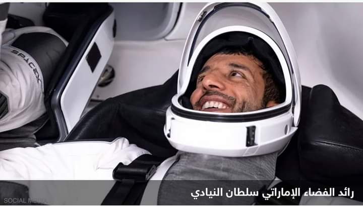 الرائد الإماراتي سلطان النيادي إلى الفضاء اليوم