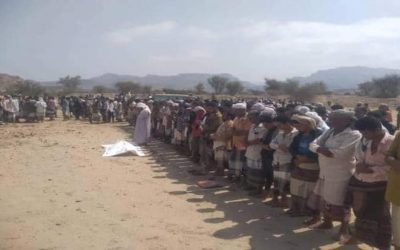 ردفان تشيع نجل قيادي في الانتقالي استشهد في جبهة حيس بالساحل الغربي