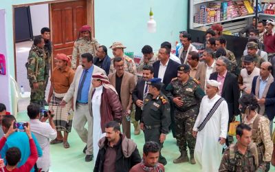 وكيل محافظة شبوة الكندي يفتتح المعرض الرمضاني الثاني بمدينة عتق ويشيد بمستوى التنظيم والترتيب.