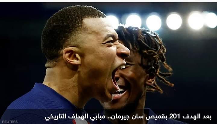 مبابي يصبح الهداف التاريخي لسان جيرمان