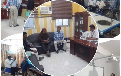 لجنة فنية من مكتب التربية أبين يعاين مدرسة الاوائل الأهلية بمديرية خنفر