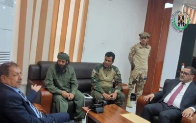 العميد الوالي يلتقي رئيس مجلس القضاء الأعلى بالعاصمة عدن