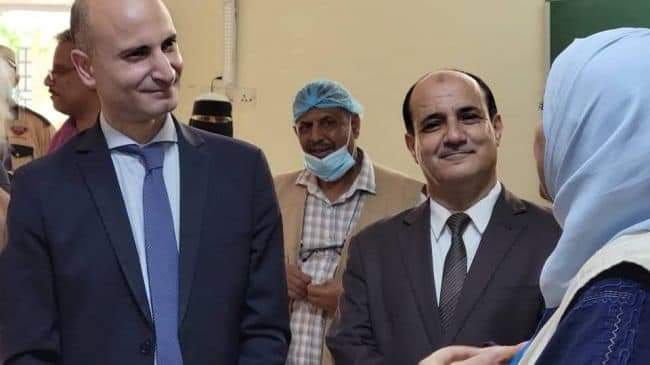 مدير عام دارسعد يستقبل السفير الفرنسي والوفد المرافق له_ ويطلع معهم على مطبخ إعداد الوجبات الصحية لطلاب المدارس بدارسعد