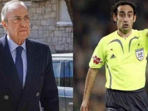 تصريحات خطيرة.. حكم يتهم رئيس ريال مدريد بحبسه في غرفة