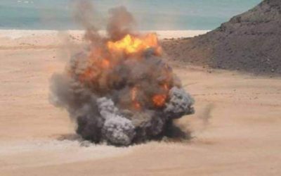 تنبيه : تفجير كمية من مخلفات الحرب في محافظة أبين