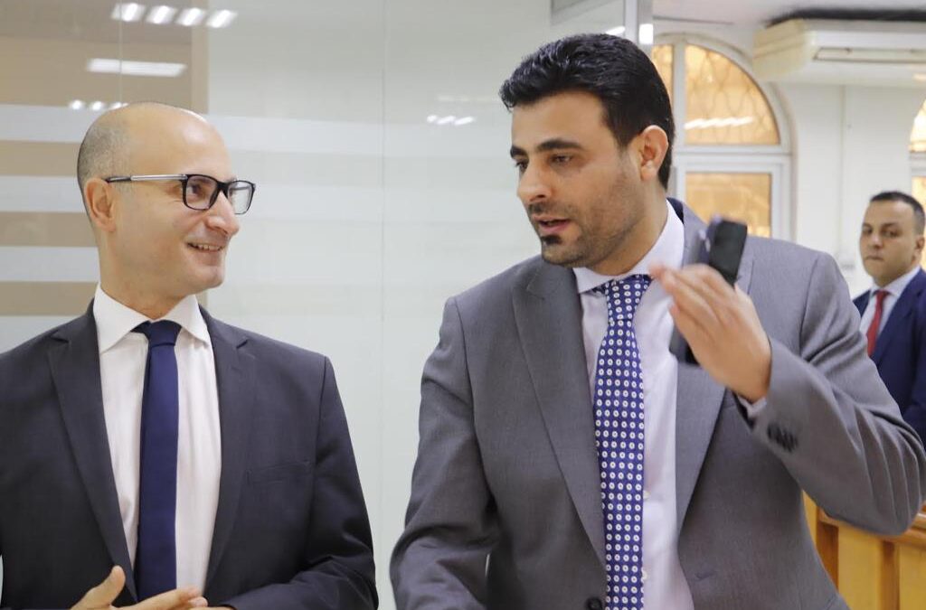 الرئيس التنفيذي ل كاك بنك يستقبل السفير  الفرنسي والوفد المرافق له .