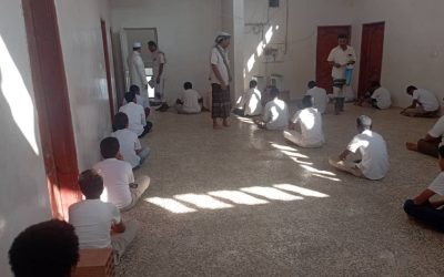 مدير عام أحور يتفقد سير الامتحانات الأساسية والثانوية بمدارس المديرية