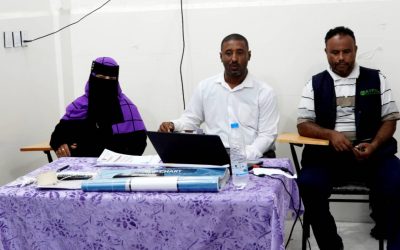 مدير  الشؤون الاجتماعية  يدشن المرحلة الثالثة  لبرنامج بناء القدرات لدوائر المرأة والطفل لمنظمات المجتمع المدني بأبين