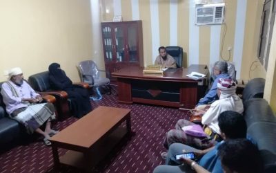 مدير عام خنفر اليوسفي يلتقي بمسؤولي القطاع الزراعي بالمديرية