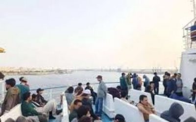 إجلاء 239 يمنياً من السودان على متن سفينة سعودية