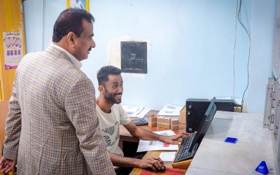 محافظ شبوة بن الوزير يدشن خدمة ال4G في عتق