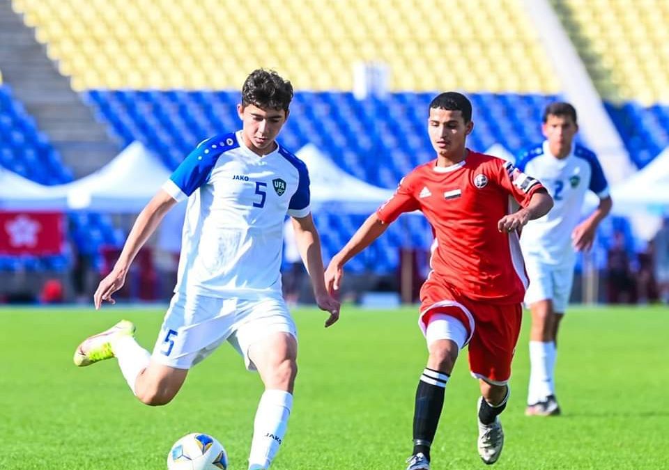 منتخب الناشئين يخسر التجريبية الثانية امام اوزبكستان