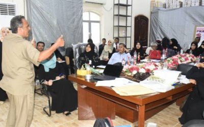 شبكة خريجي الدراسات النسوية بجامعة عدن ينفذون دورات تدريبية بوزارة التعليم العالي ووزارة حقوق الإنسان