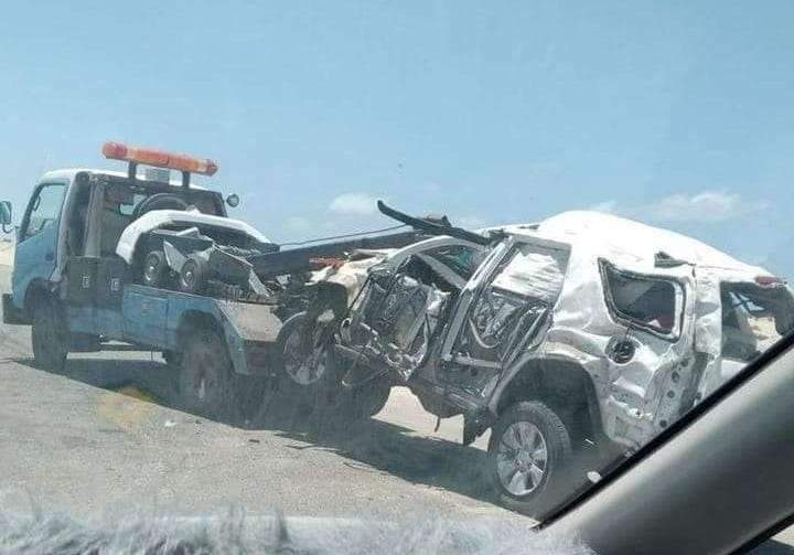 حادث مروري مروع بخط أبين عدن