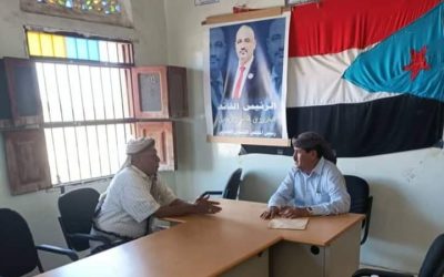 الشقي  في طريقه إلى المكلا يلتقي قيادة انتقالي ومقاومة أحور