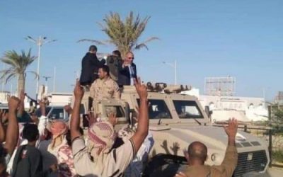 استقبال جماهيري للرئيس الزُبيدي في المكلا