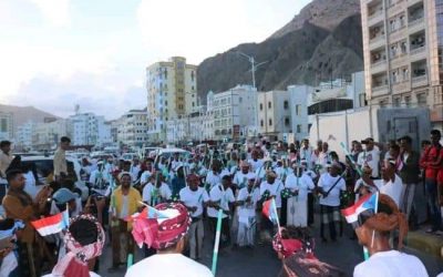 المكلا تشهد احتفالات شعبية احتفاءً بزيارة الرئيس القائد عيدروس الزُبيدي لحضرموت واحياءً للذكرى الـ29 لإعلان فك الارتباط